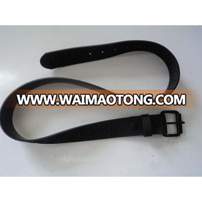 Adult black PVC belt